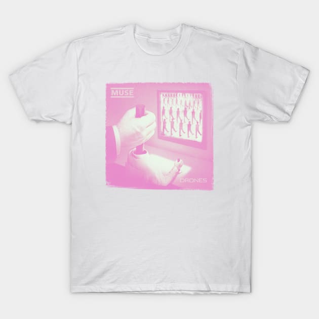 Muse DRONES pink ver T-Shirt by strasberrie